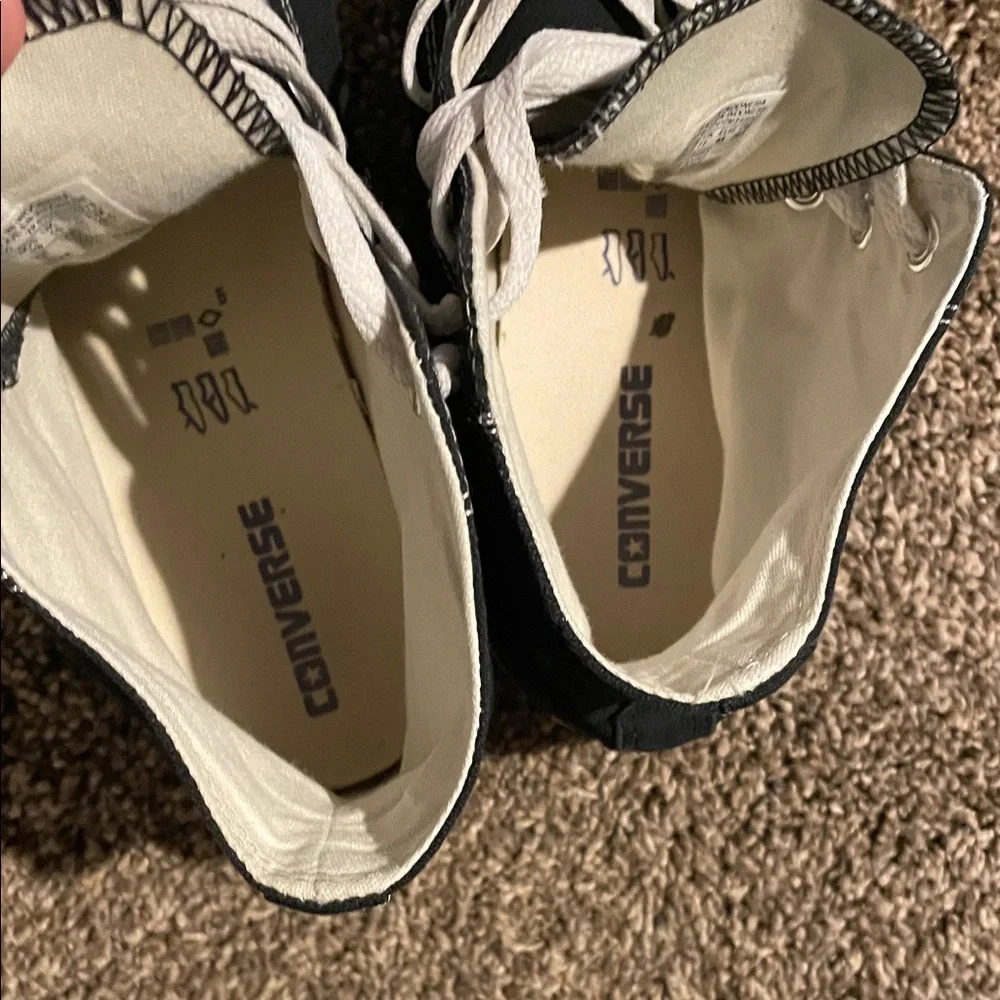 Converse Classic Black and White Sneakers - Picture 4 of 4